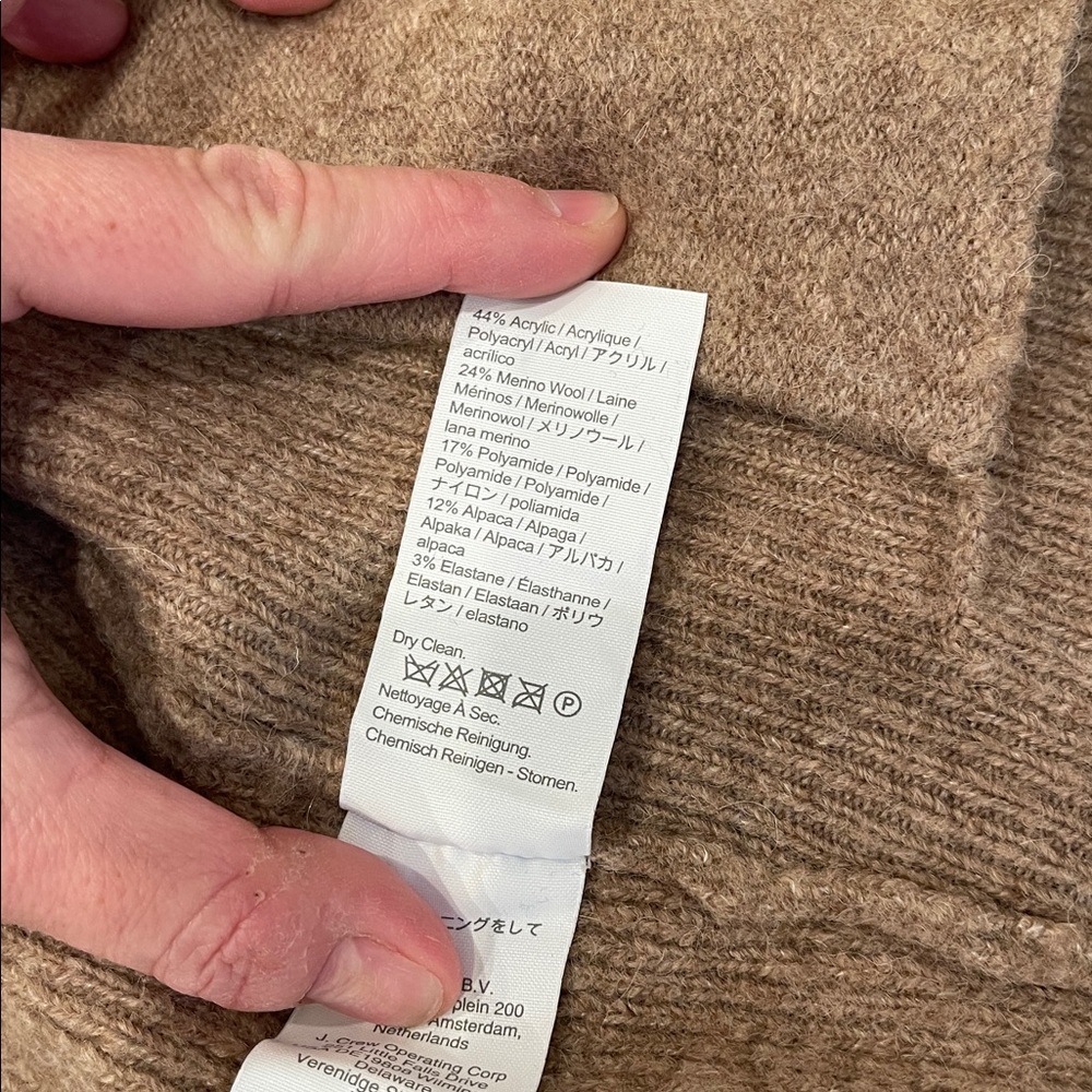 J. Crew Tan Knit Cardigan - Picture 3 of 3